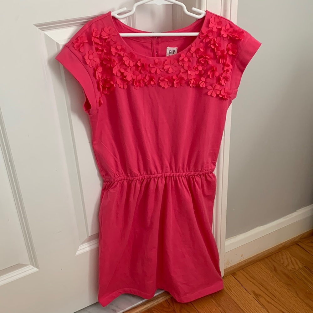 Girls Pink Dress with flowers